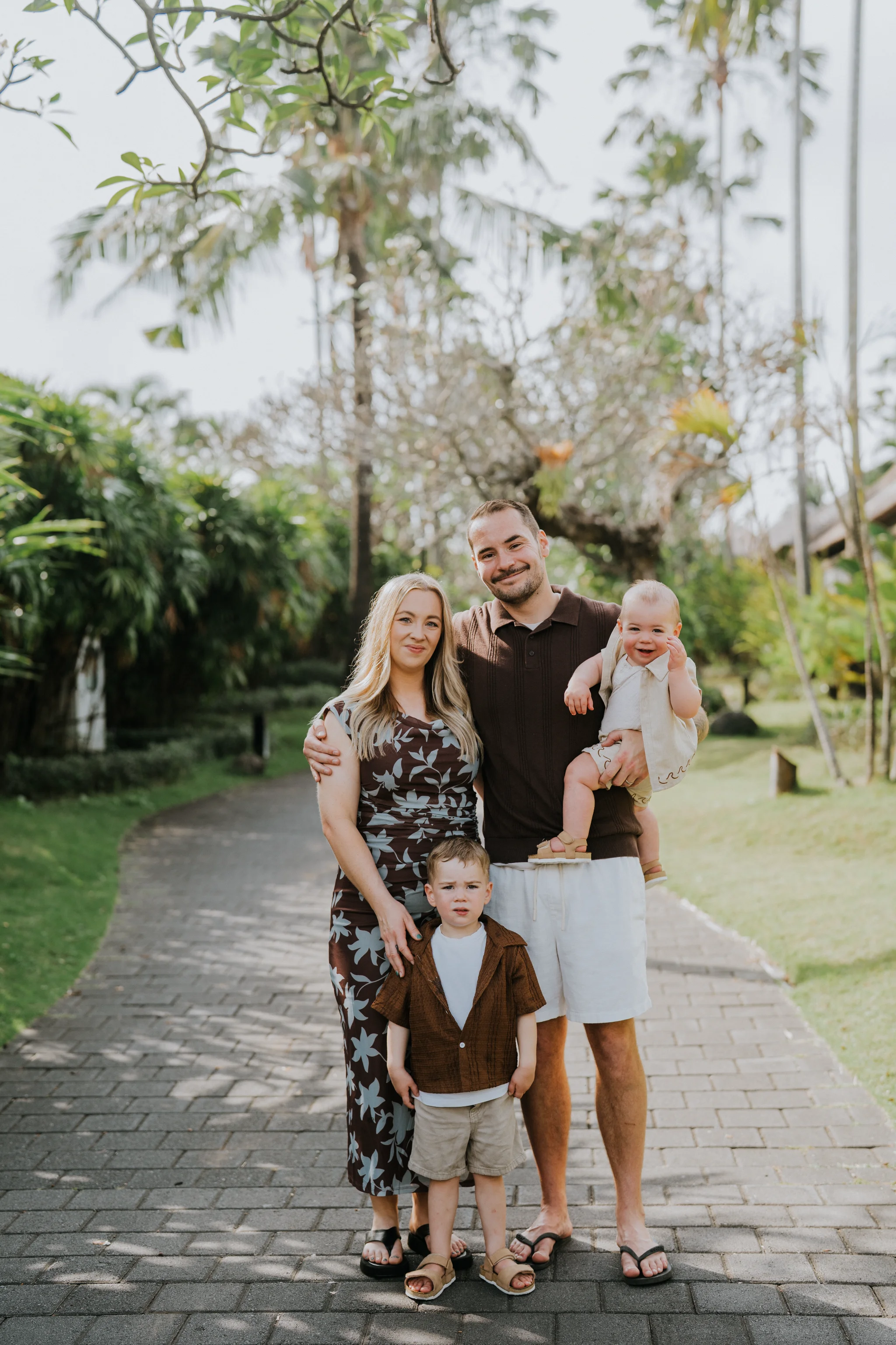 Family Photo Session at Peppers Seminyak