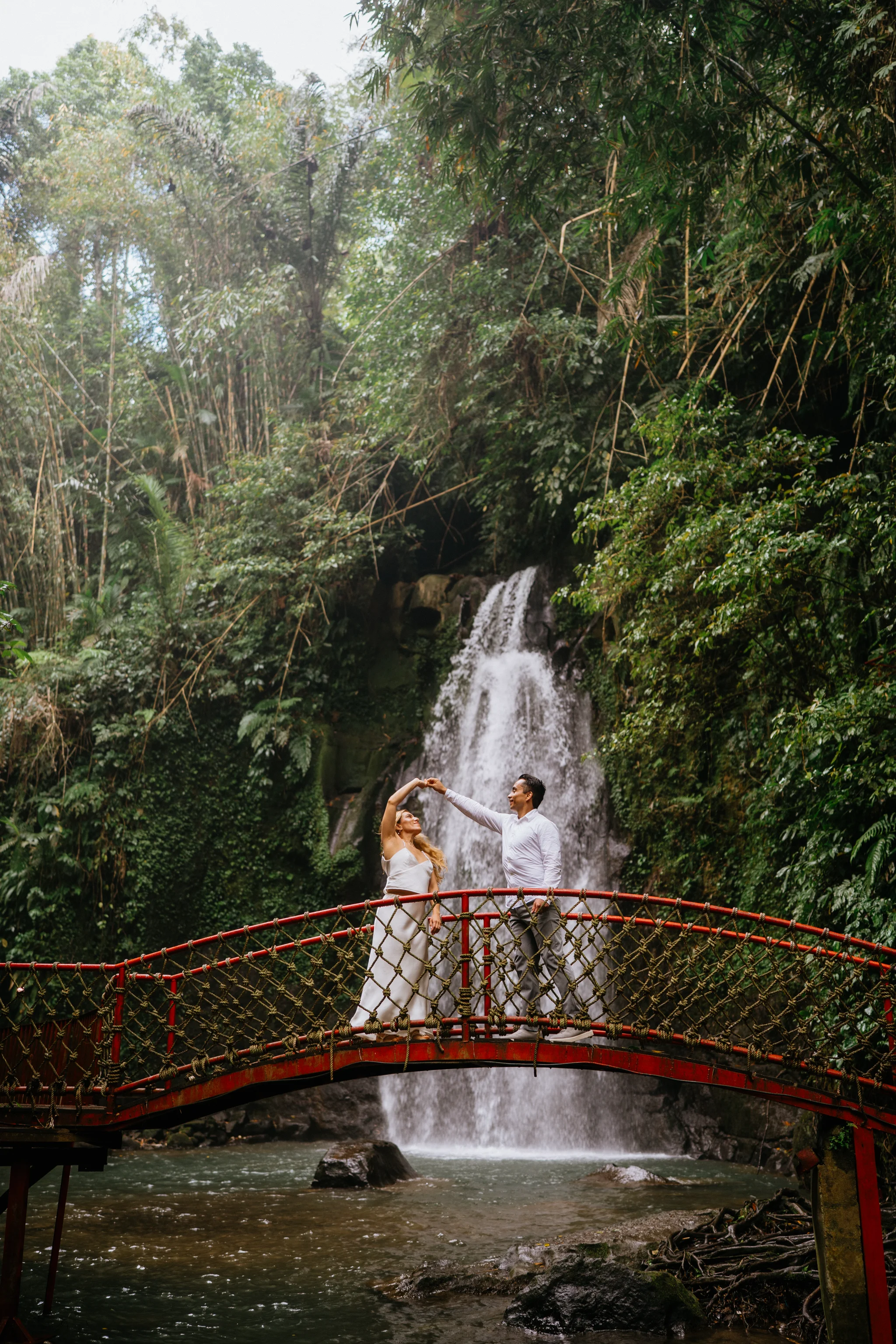 Grettel & Juan At Ulu Petanu Wartefall