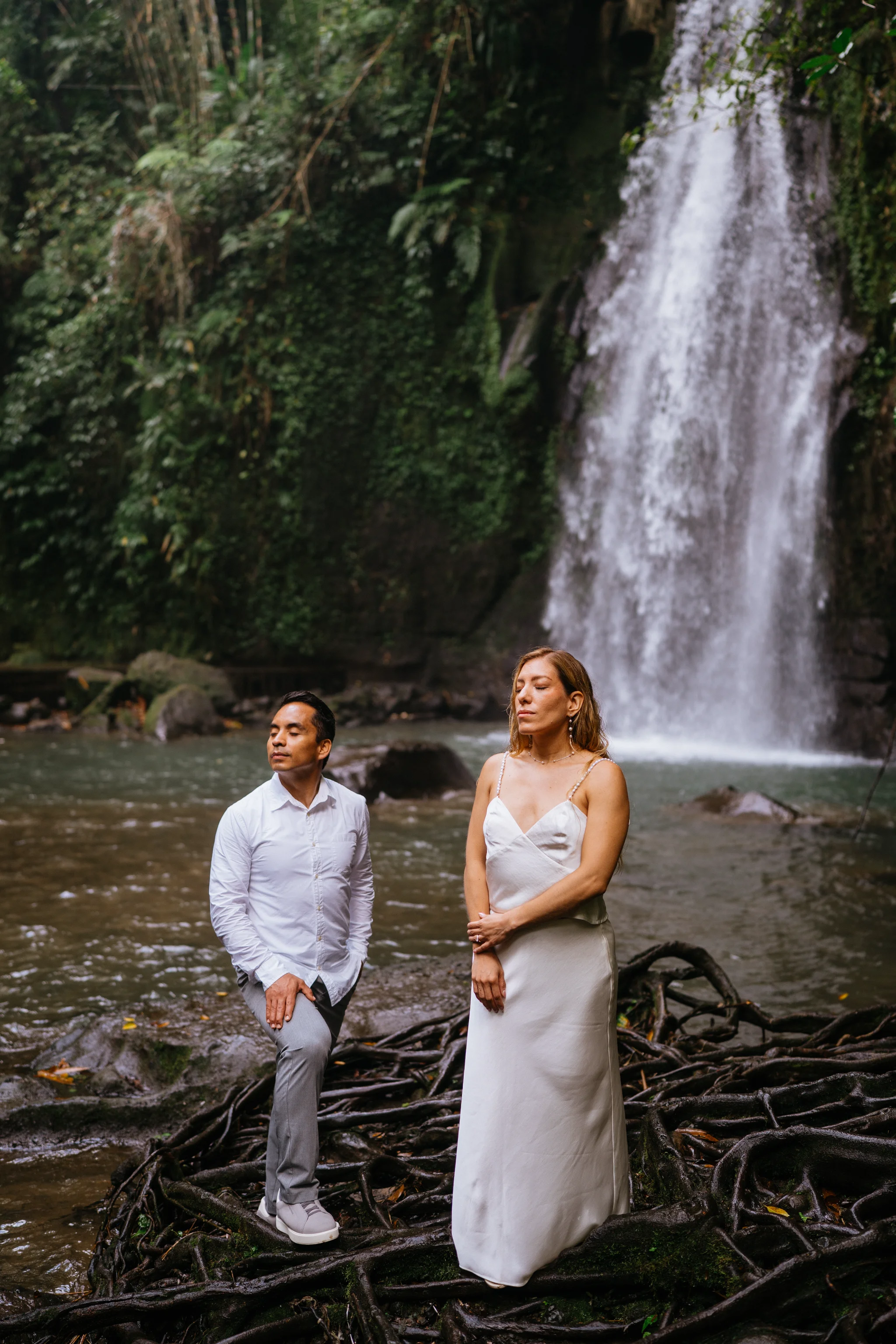 Grettel & Juan At Ulu Petanu Wartefall
